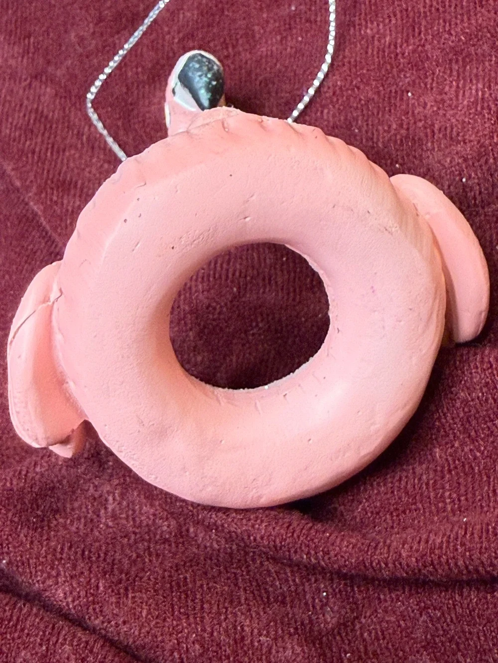 Kurt Adler Fancy Flamingo Pool Floatie Ornament